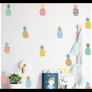 Pineapple wall decals